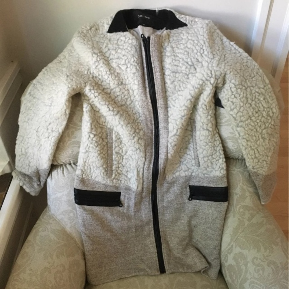 NIC+ZOE Black and Cream Jacket